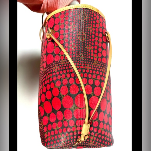 Louis Vuitton Neverfull MM Yayoi Kusama Red - Picture 4 of 12